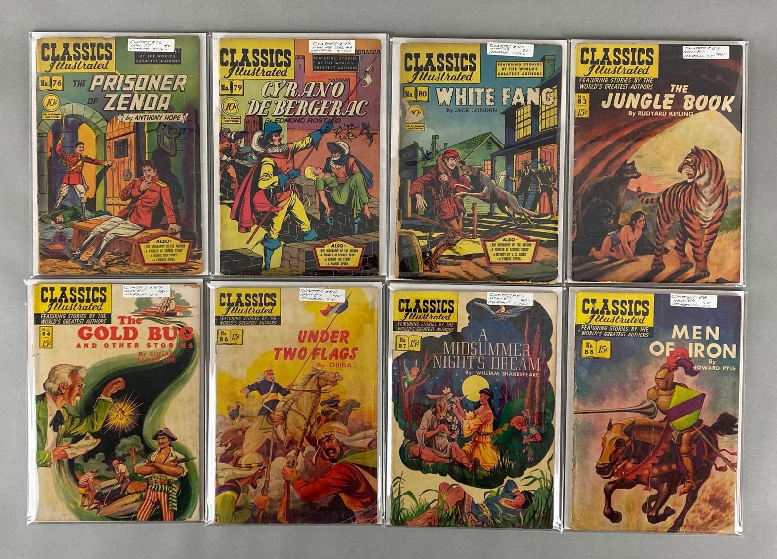 Group of 8 Classics Illustrated Comic Books (1 of 3)