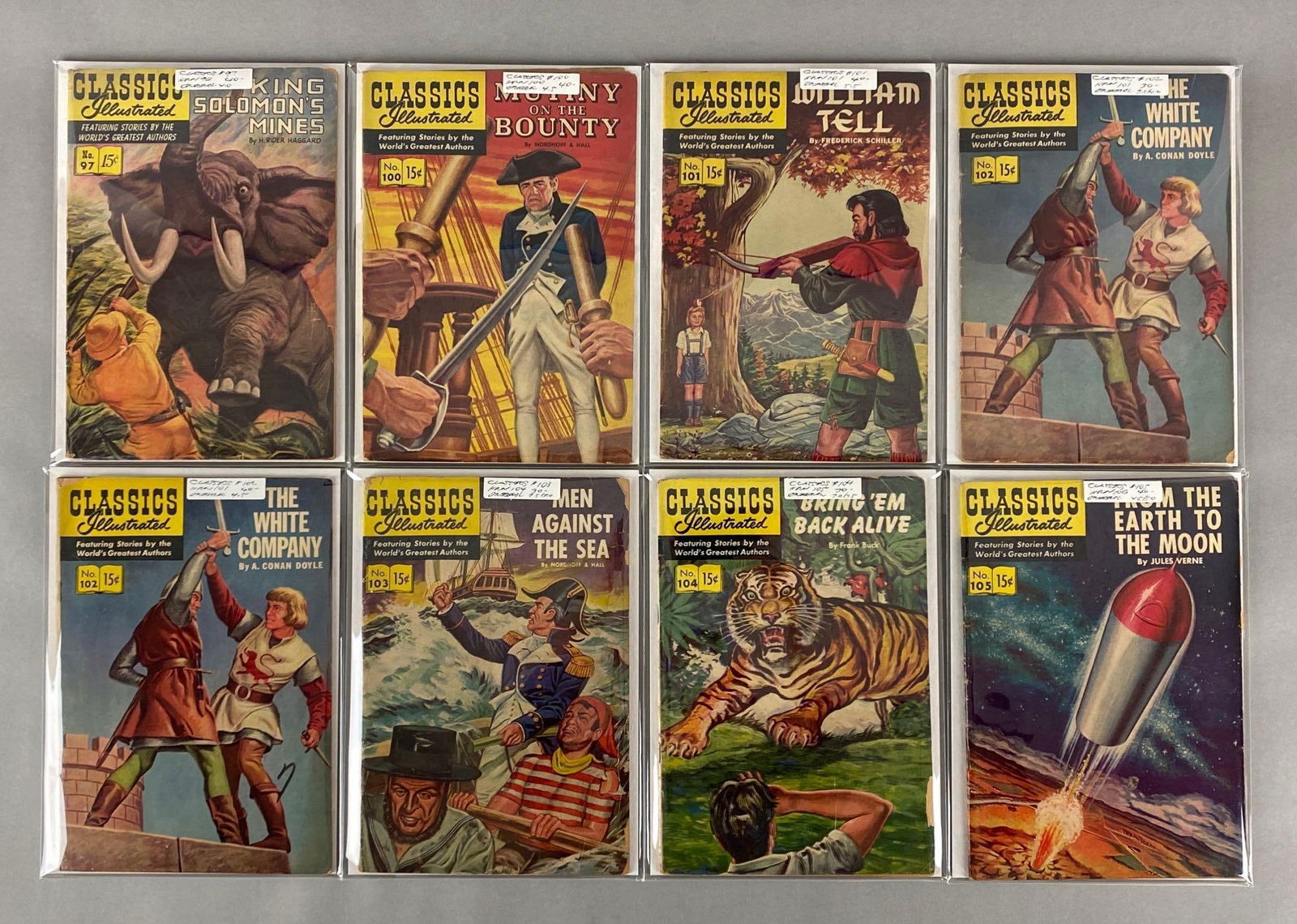 Group of 8 Classics Illustrated Comic Books (1 of 3)