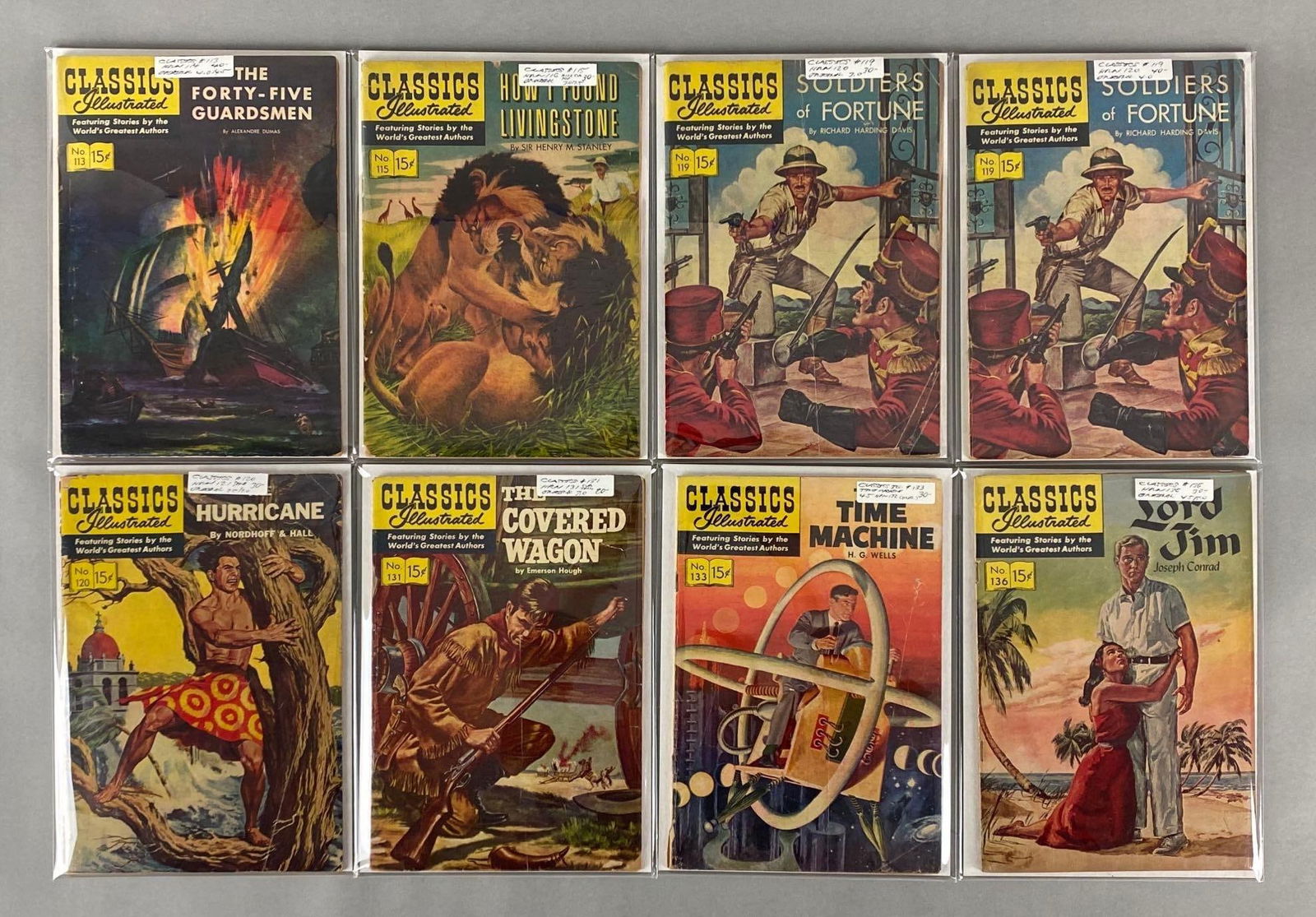 Group of 8 Classics Illustrated Comic Books (1 of 3)