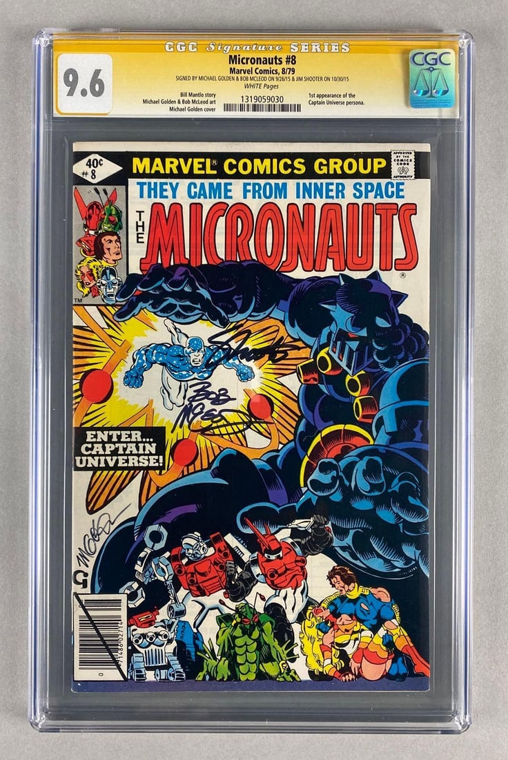 CGC Signed Graded Marvel Comics The Micronauts No. 8 (1 of 10)