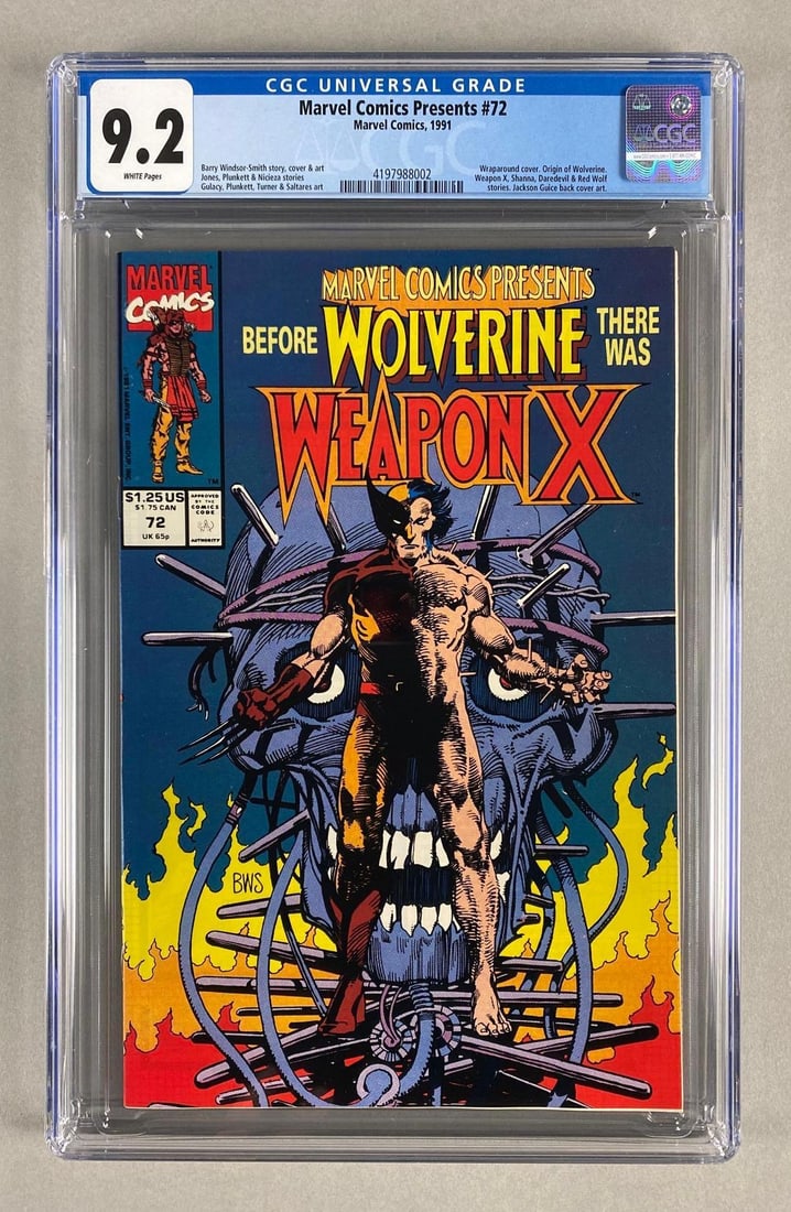 CGC Graded Marvel Comics Presents No. 72 (1 of 7)
