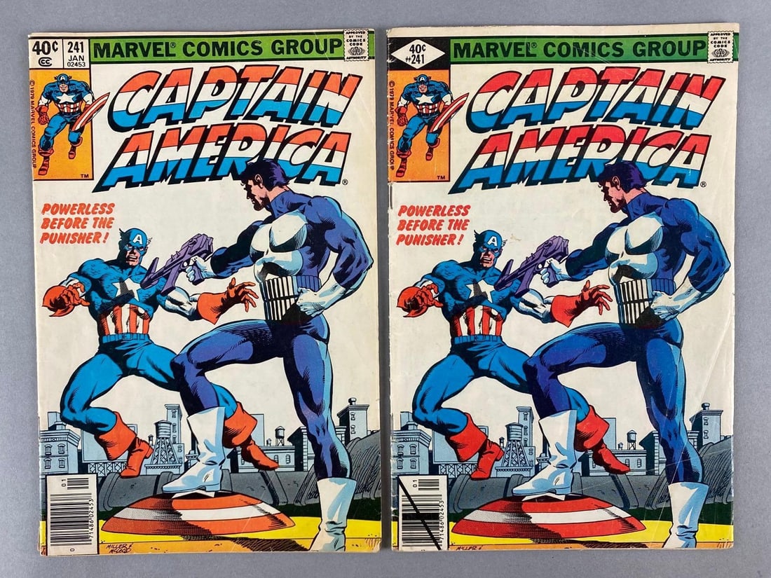 Group of 2 Marvel Comics Captain America No. 241 (1 of 10)
