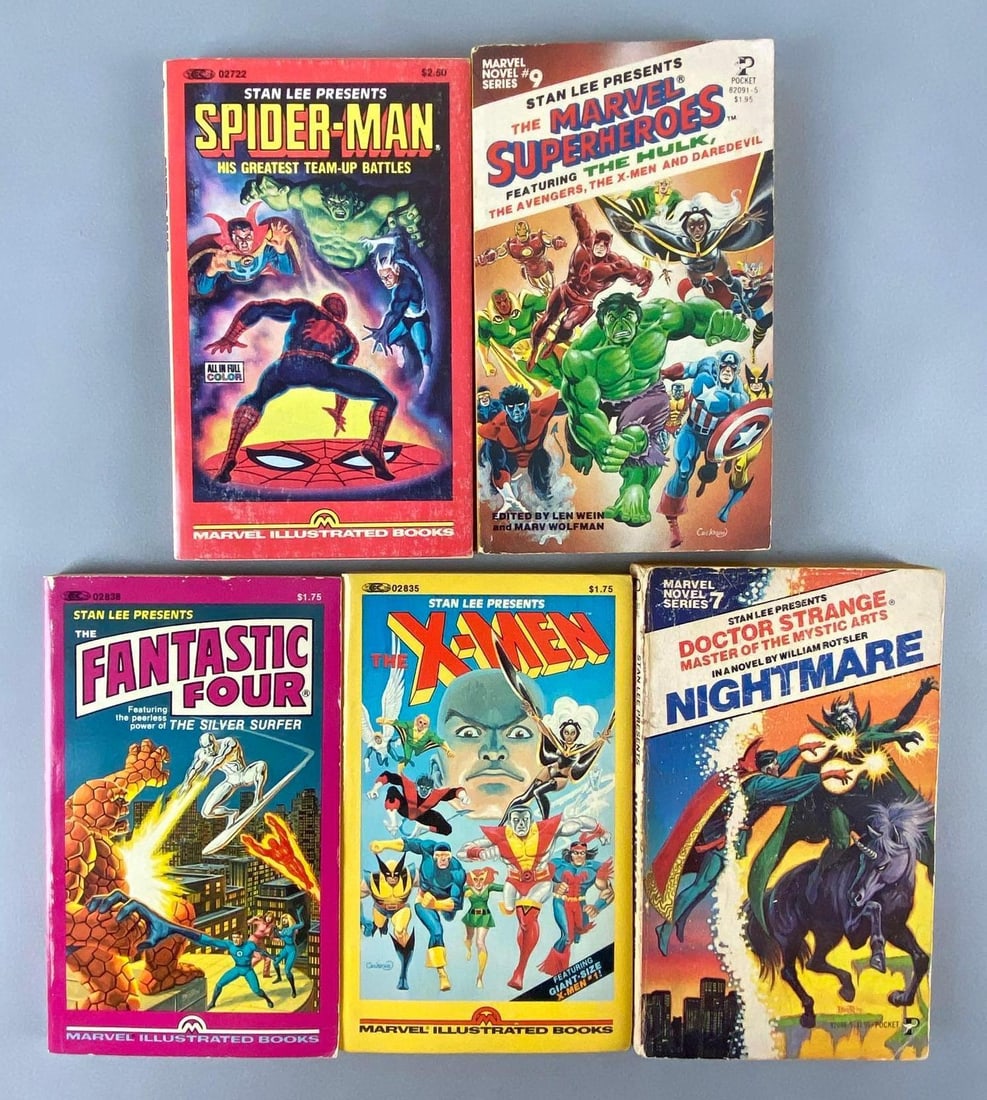 Group of 5 Marvel Comics Illustrated Books (1 of 6)