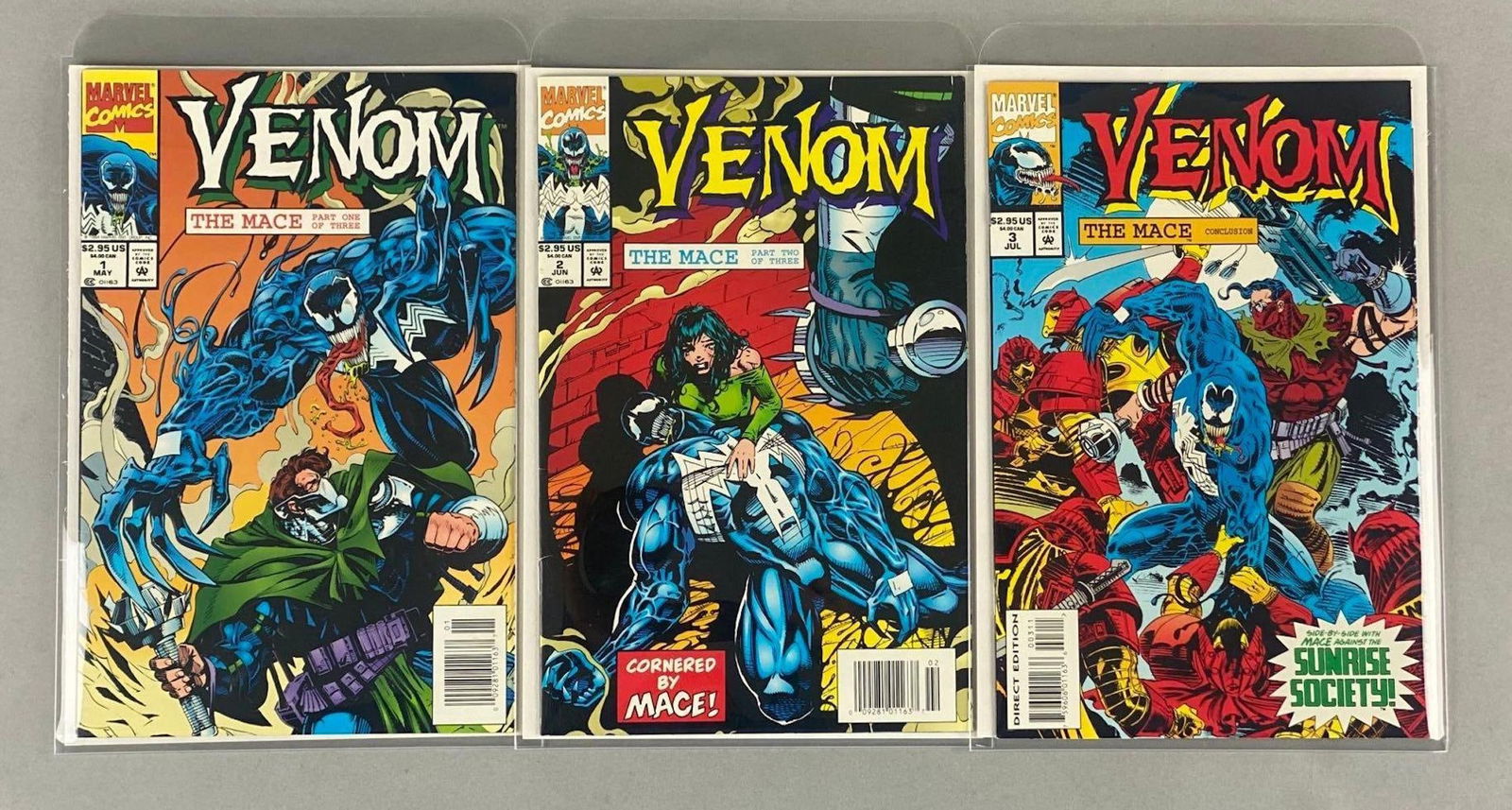 Group of 3 Marvel Venom The Mace Comic Books (1 of 3)