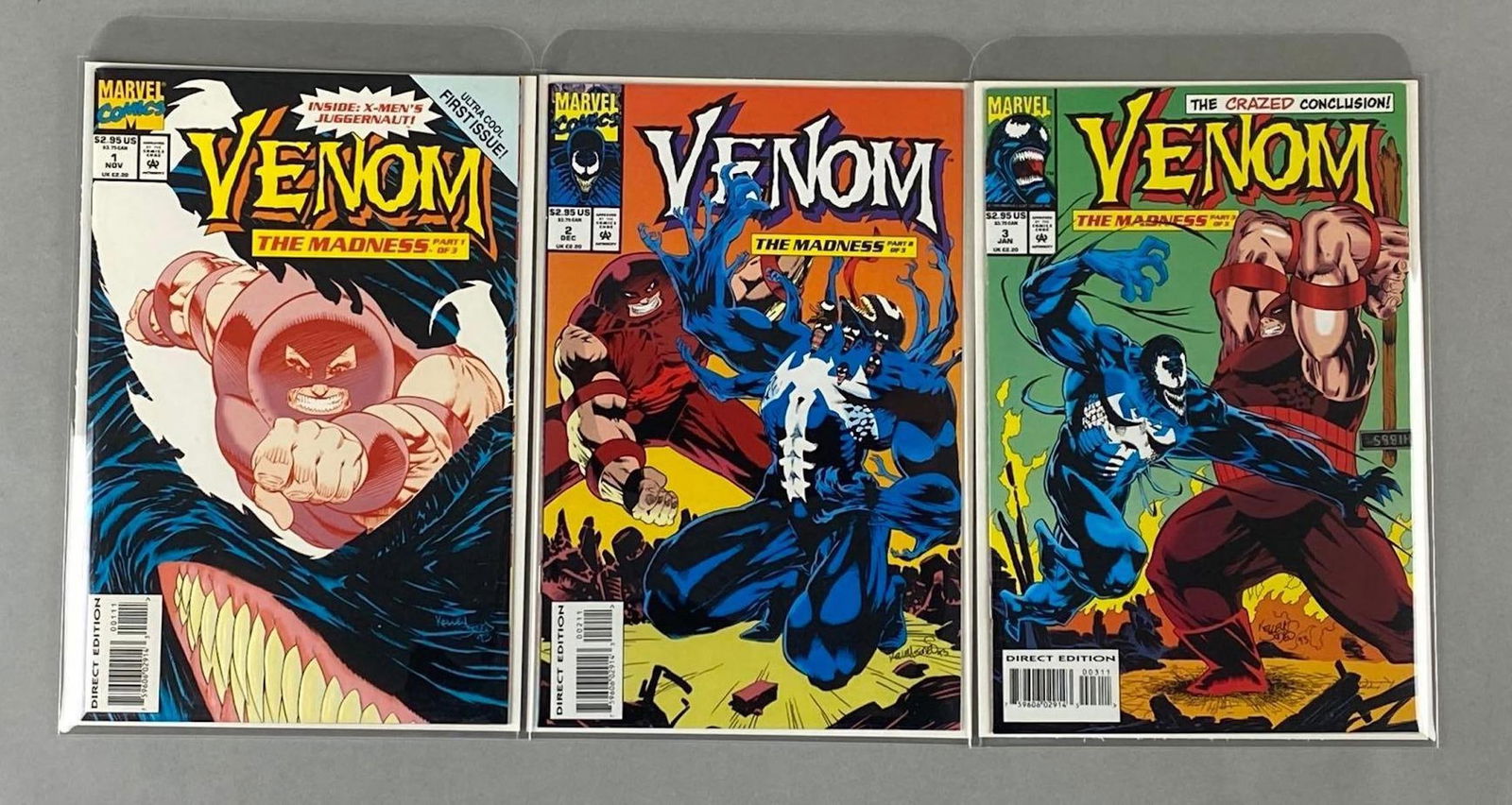 Group of 3 Marvel Venom The Madness Comic Books (1 of 1)