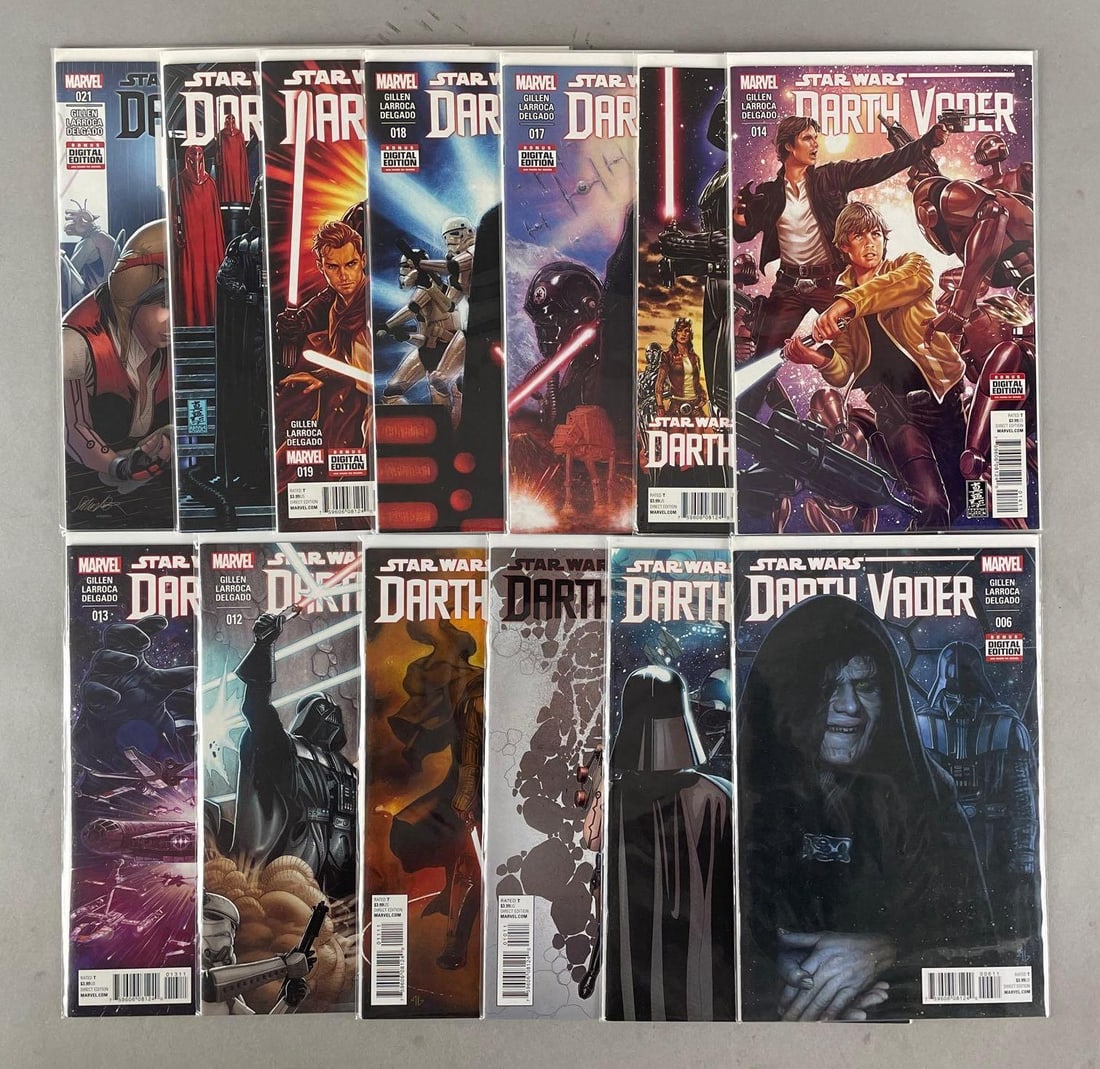 Group of 13 Marvel Star Wars Darth Vader Comic Books (1 of 3)