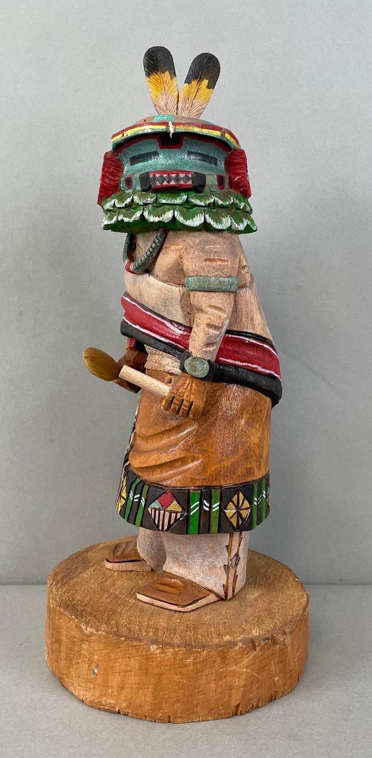 Deer Maiden by H. Jones Signed Native American Kachina Doll: Deer maiden by H. Jones. Measures 13 x 5 3/4 inches