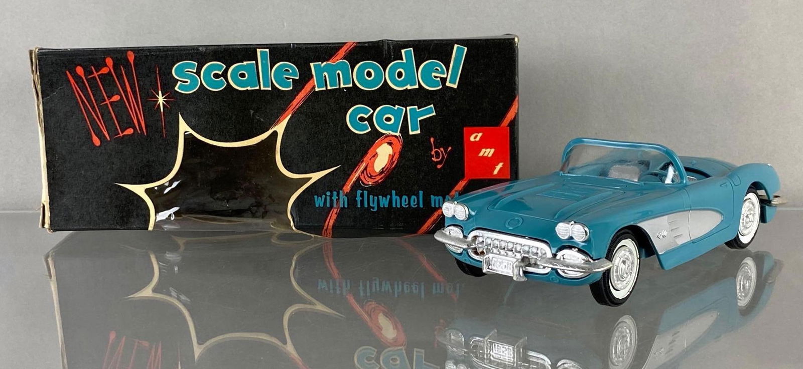 AMT 1958 Chevrolet Corvette Convertible Dealership Promo Car (1 of 8)