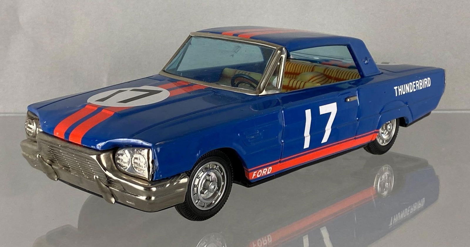 Bandai Ford Thunderbird Tin Litho Friction Vehicle (1 of 7)