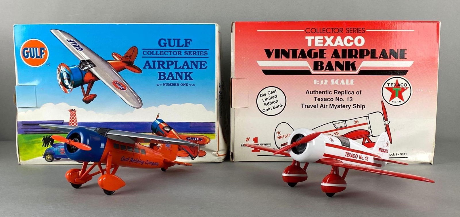Group of 2 Die-Cast Airplane Coin Banks (1 of 8)