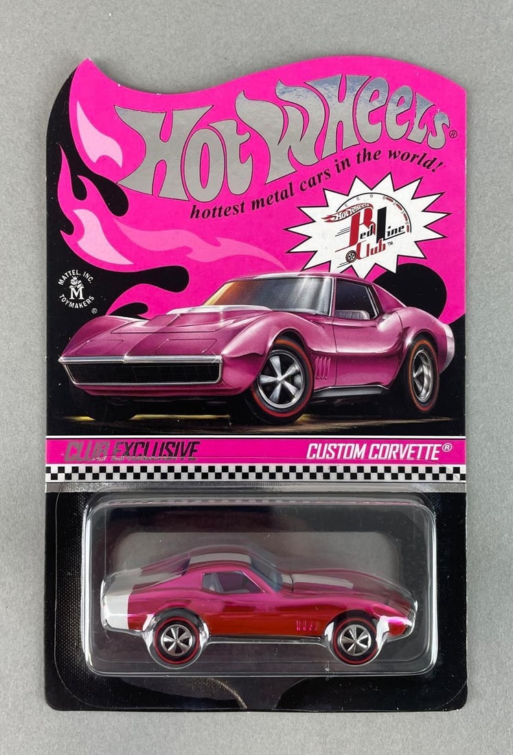 Hot Wheels Red Line Club Custom Corvette Die-Cast Car (1 of 2)
