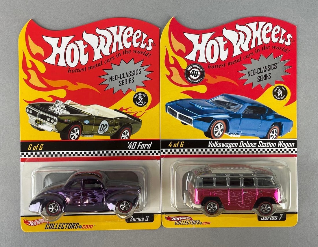 Group of 2 Mattel Hot Wheels Neo-Classic Series Die-Cast Vehicles (1 of 2)