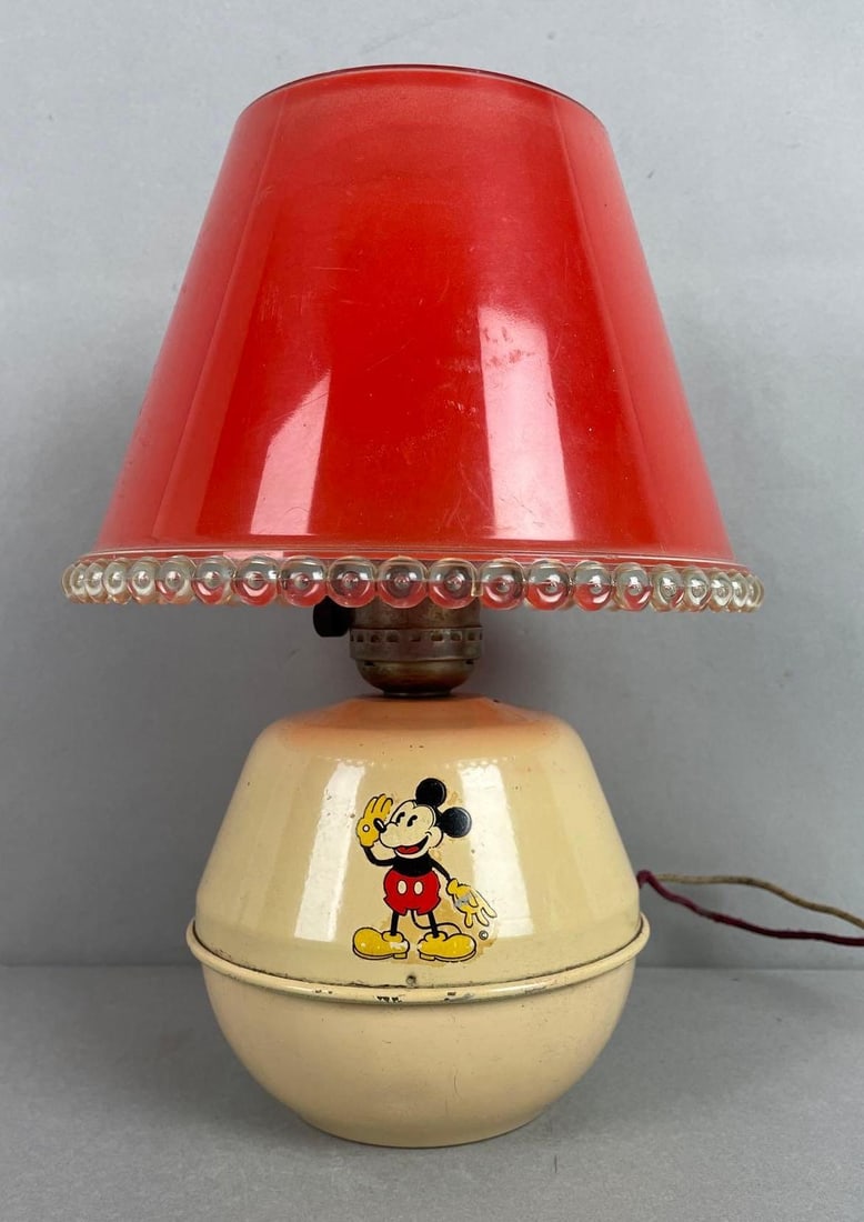 Vintage Soreng-Manegold Co. Childrens Mickey Mouse Lamp (1 of 4)
