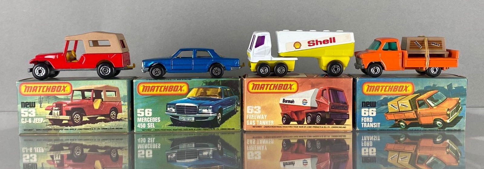 Group of 4 Matchbox Die-Cast Vehicles (1 of 7)