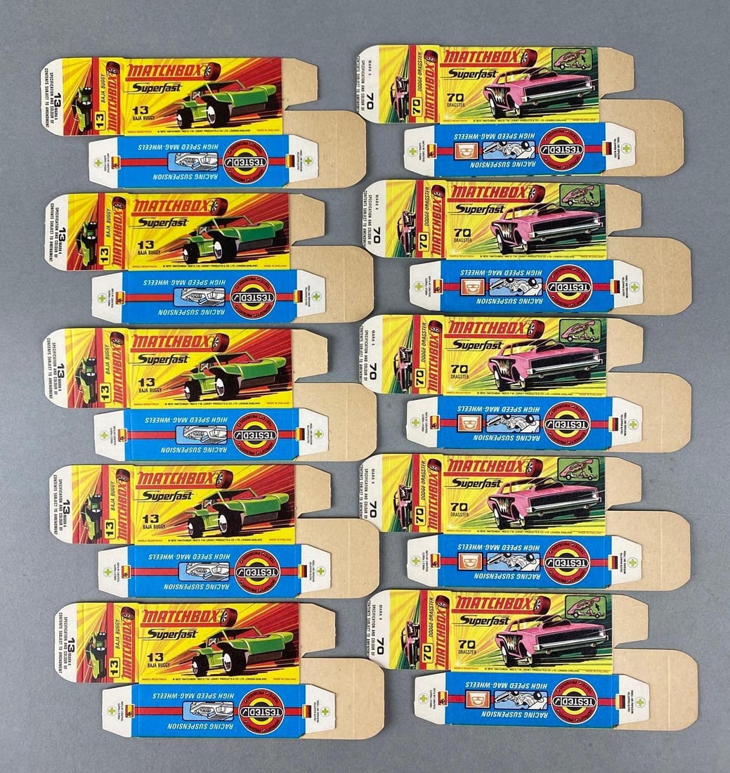 Group of 10 Matchbox H Type Boxes (1 of 2)