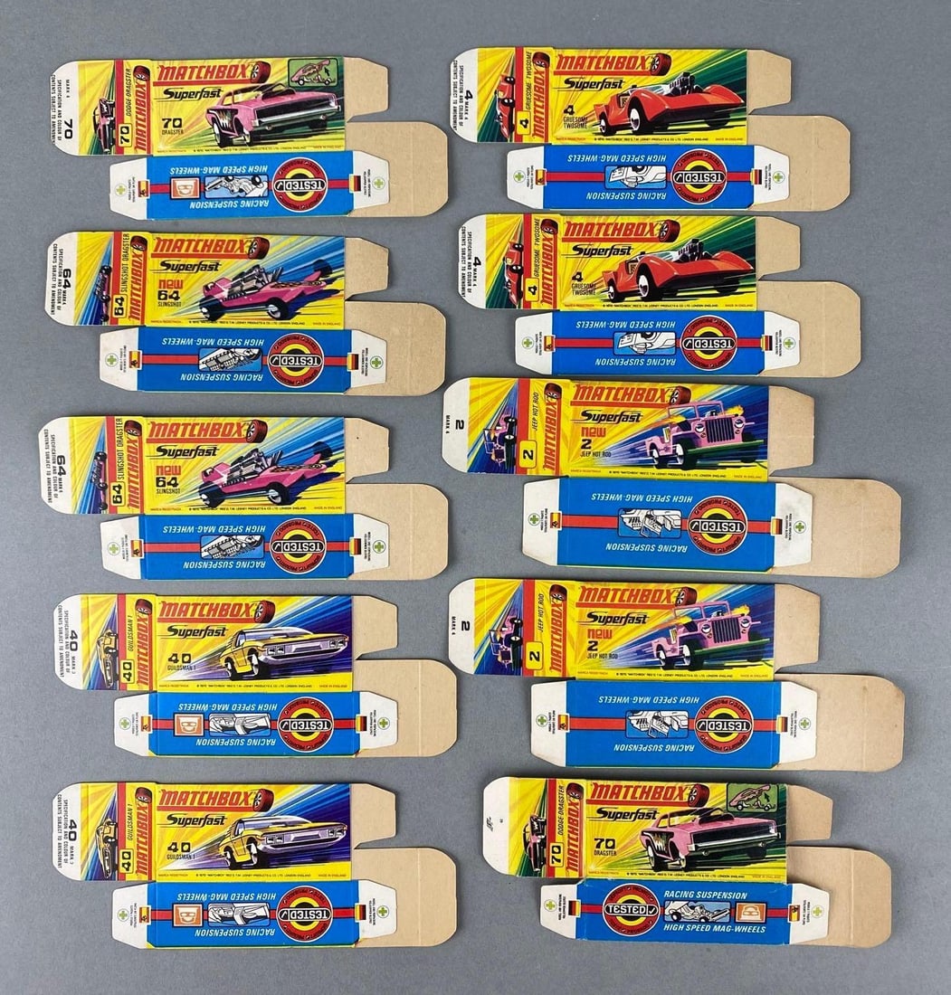 Group of 10 Matchbox H Type Boxes (1 of 2)