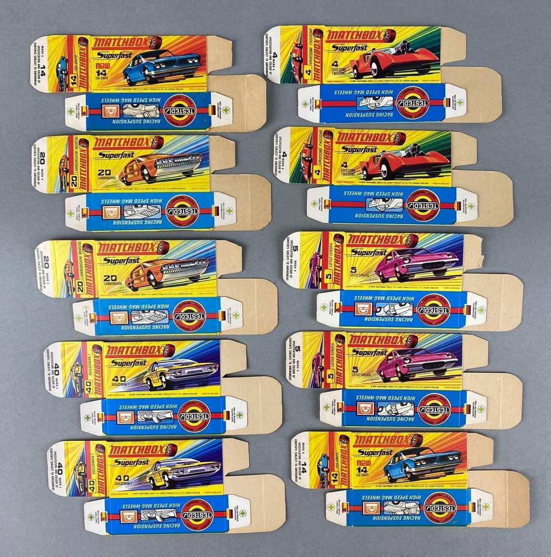 Group of 10 Matchbox H Type Boxes (1 of 2)