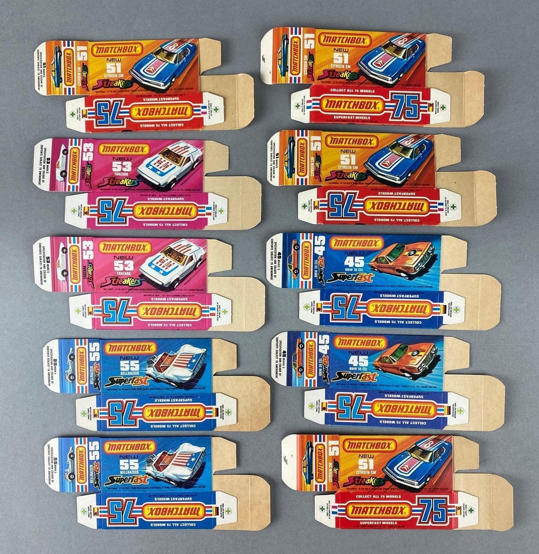 Group of 10 Matchbox J Type Boxes (1 of 2)