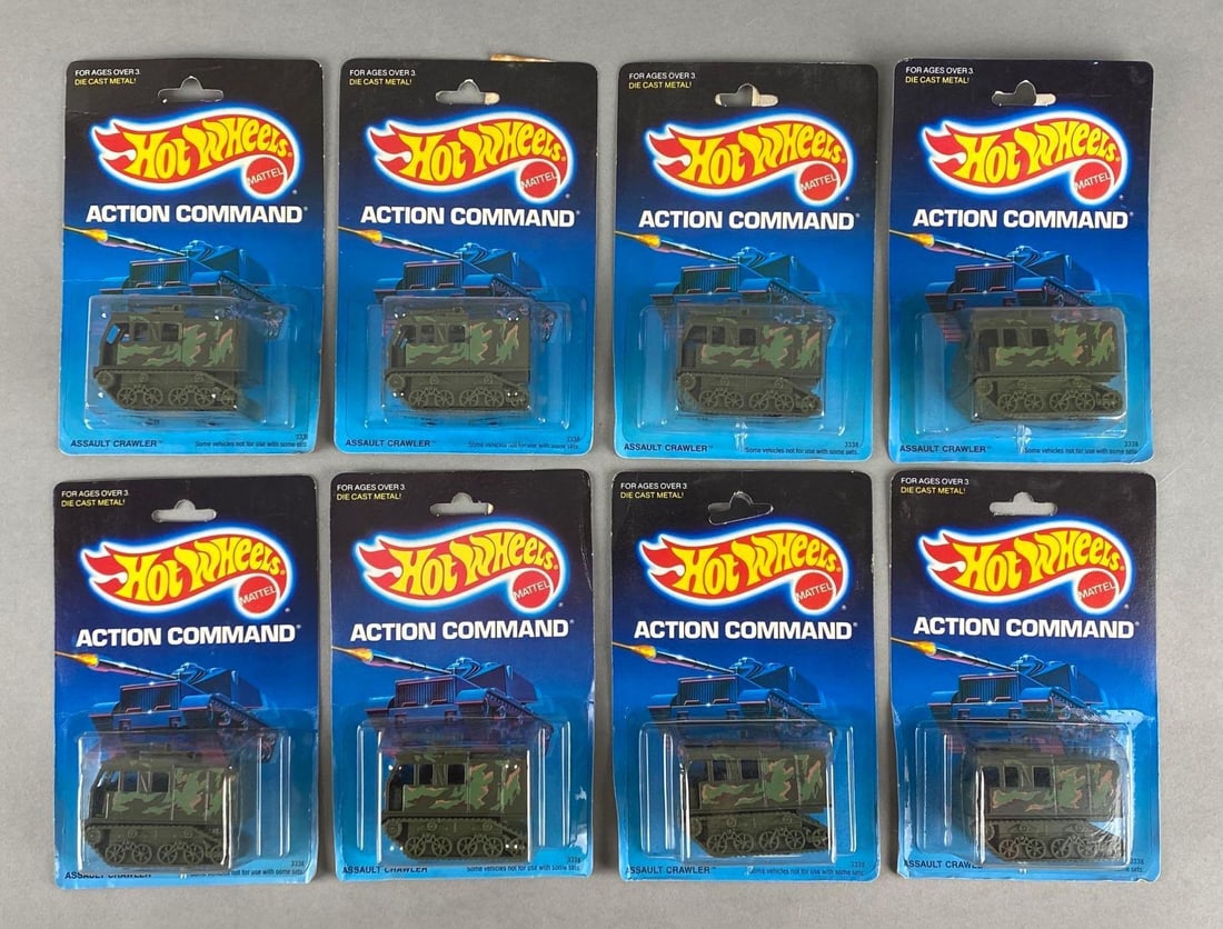 Group of 8 Hot Wheels Action Command No. 3338 Assault Crawler (1 of 4)