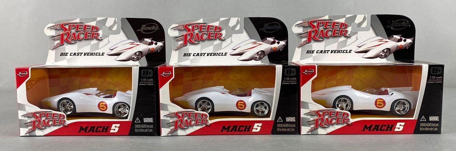 Group of 3 Jada Speed Racer Mach 5 Die-Cast Vehicles (1 of 6)
