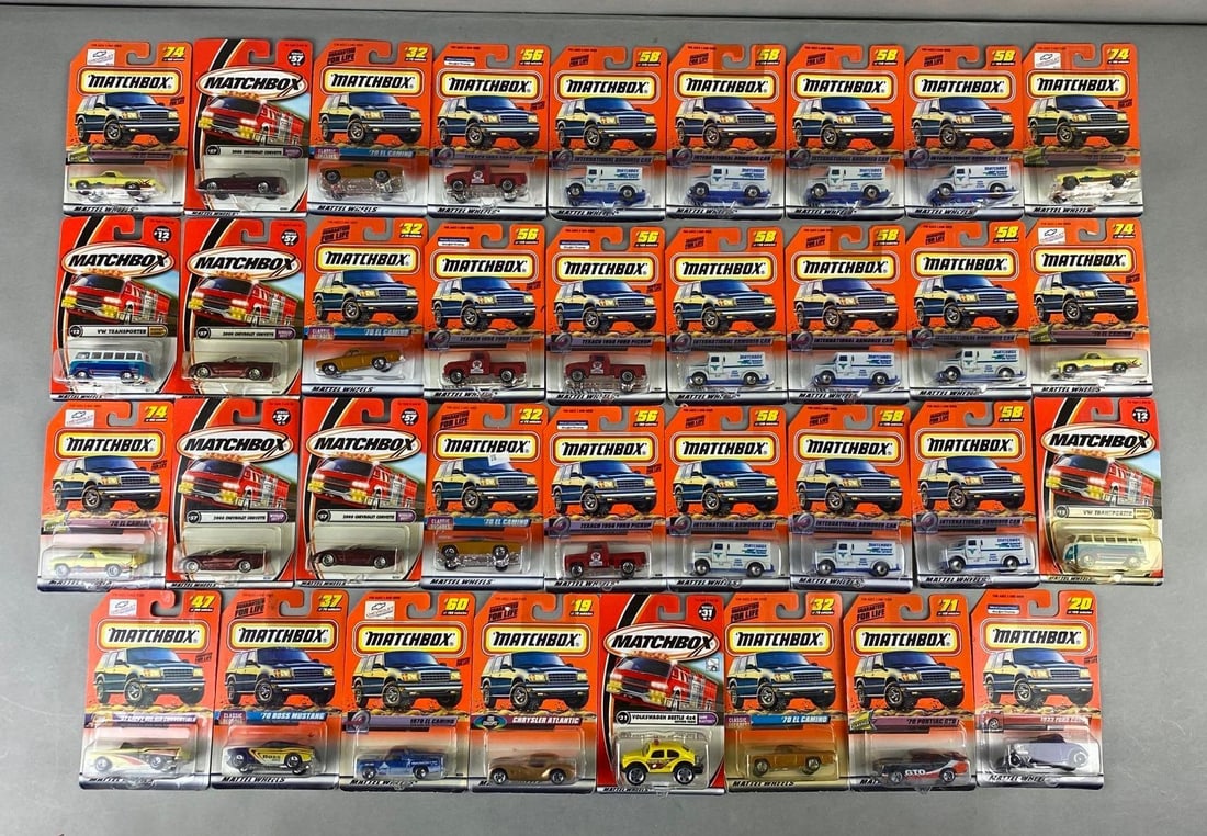 Group of Mattel Matchbox 1993-2000 Replica Cars/Vehicles Original Boxes (1 of 6)