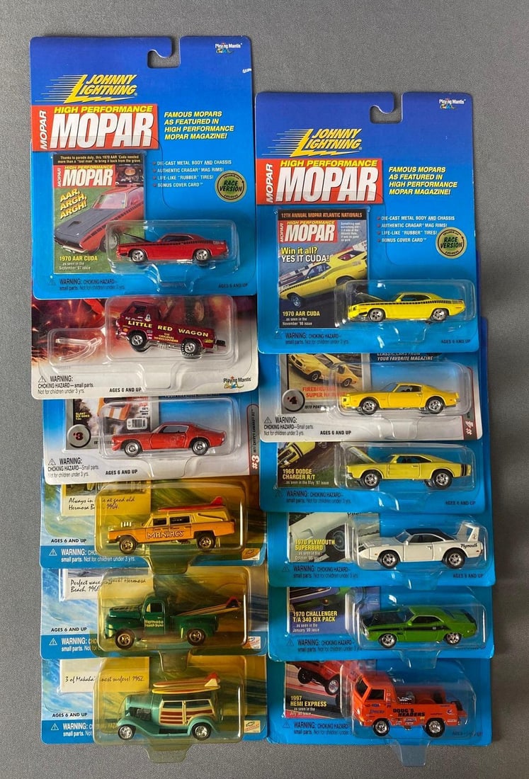 Group of 12 Johnny Lightning Die-Cast Vehicles (1 of 3)