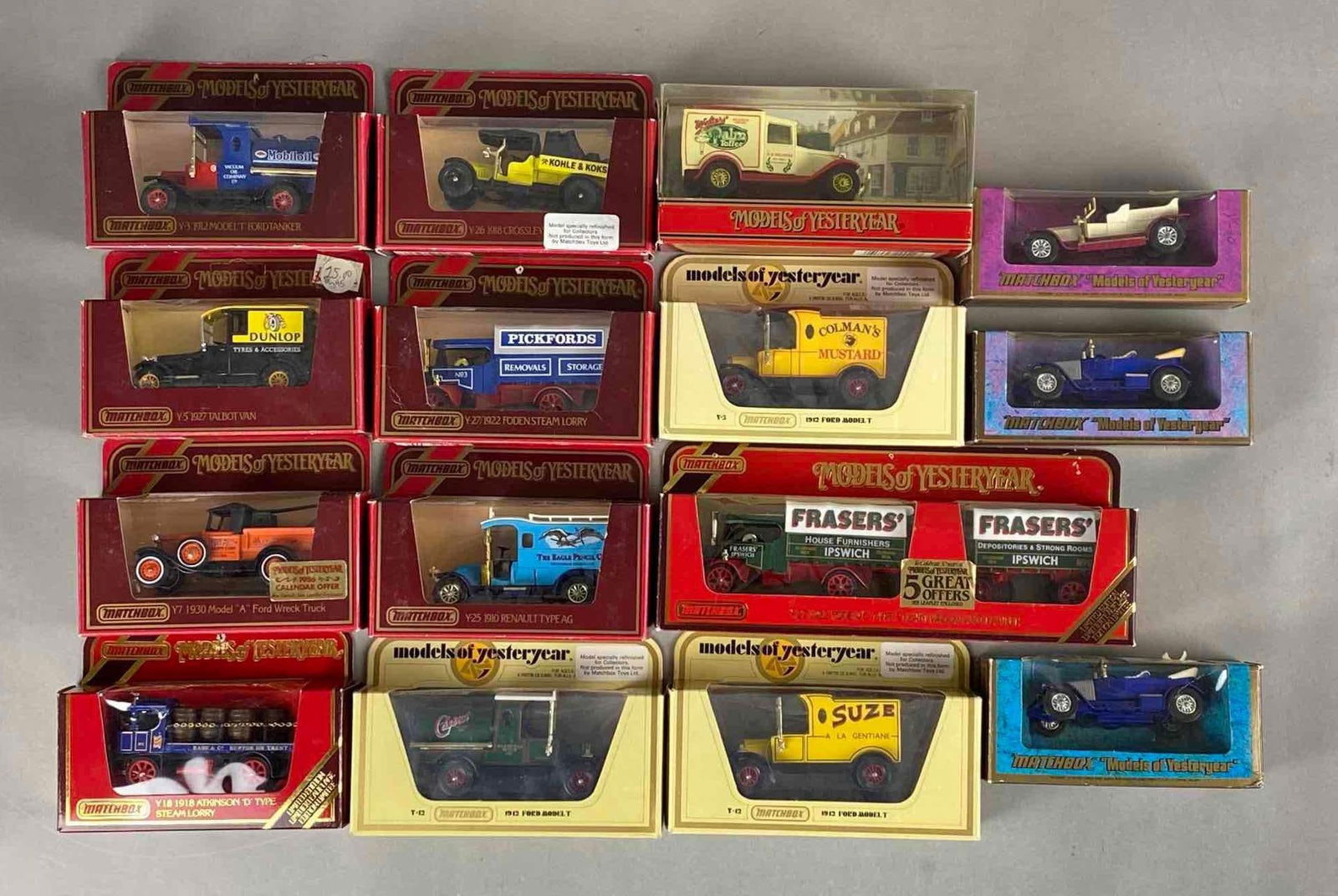 Group of 15 Matchbox Models of Yesteryear Die-Cast Cars Original Boxes (1 of 7)