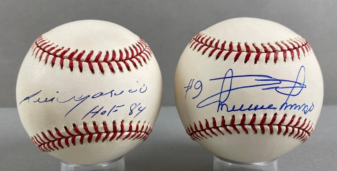 Minnie Minoso and Luis Aparicio Signed Baseballs with COA (1 of 3)