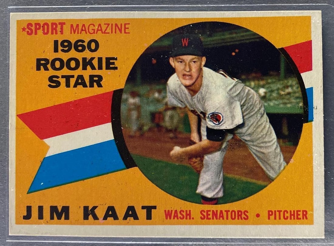 1960 Topps Jim Kaat #136 Rookie (1 of 2)