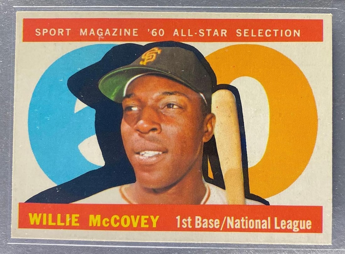 1960 Topps Willie McCovey All-Star #554: EXMT, Great centering and eye appeal