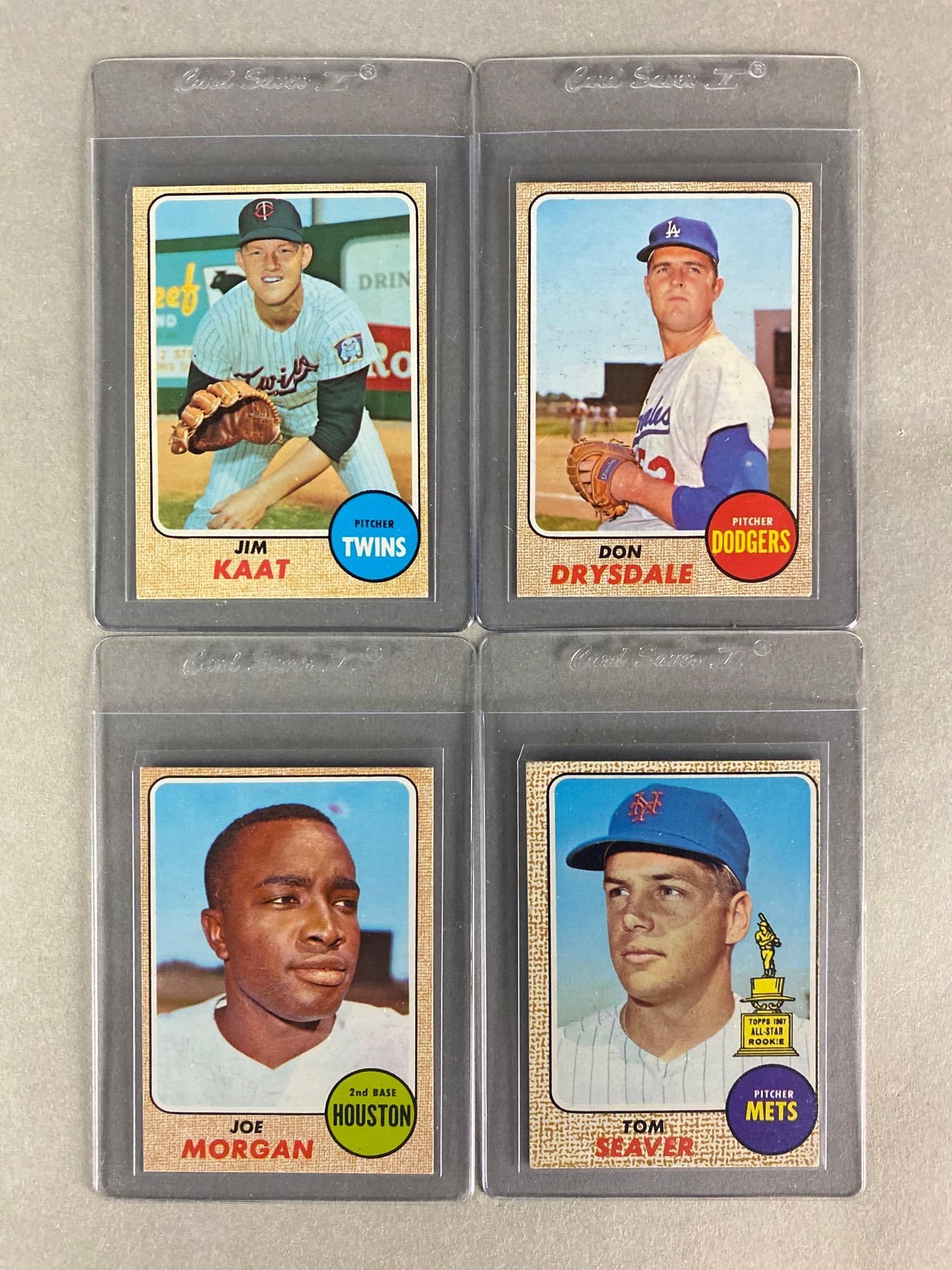 4 - 1968 Topps Baseball HOFs Cards (1 of 2)