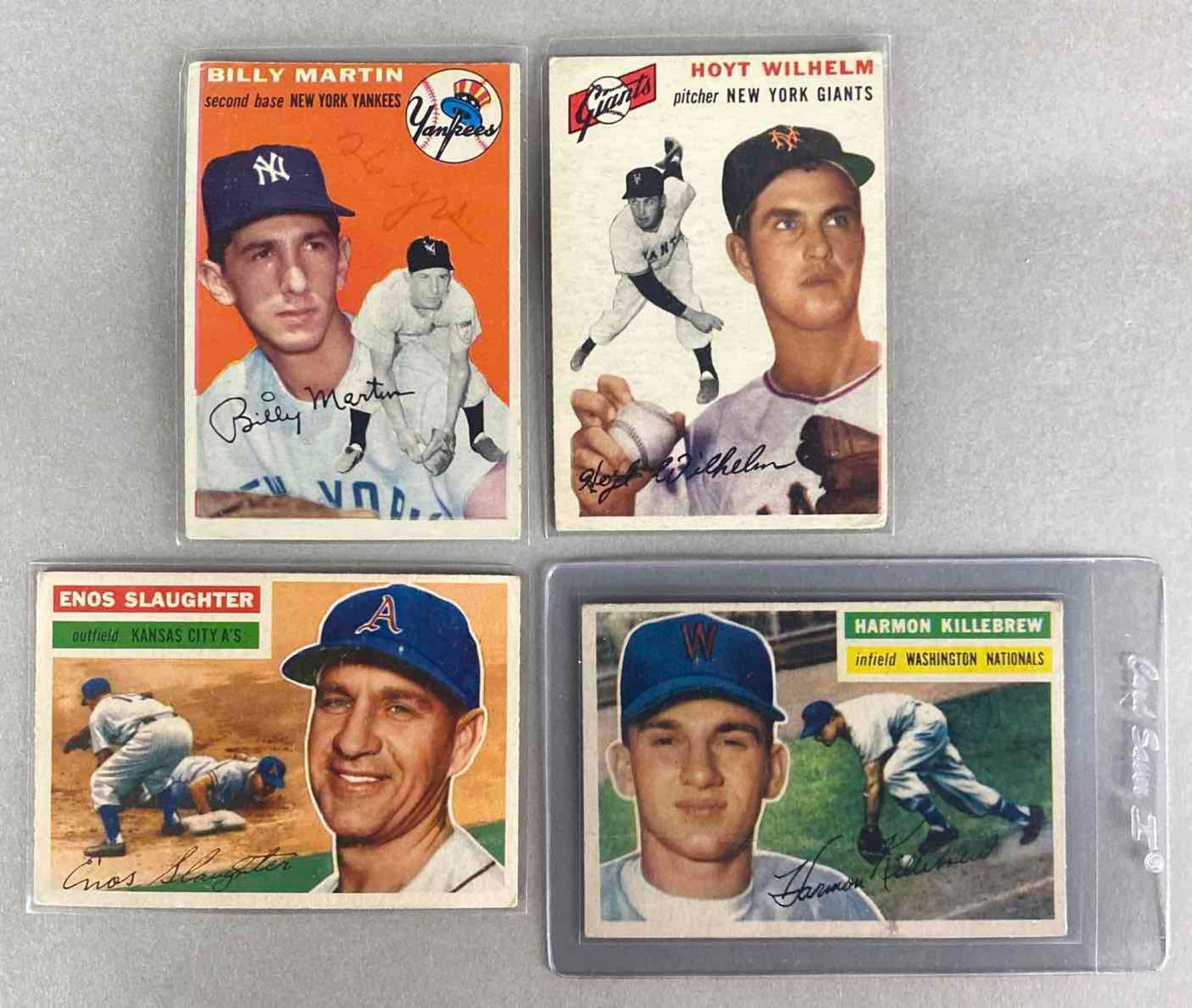 4 - 1954 - 56 Topps Baseball HOFs Cards (1 of 2)
