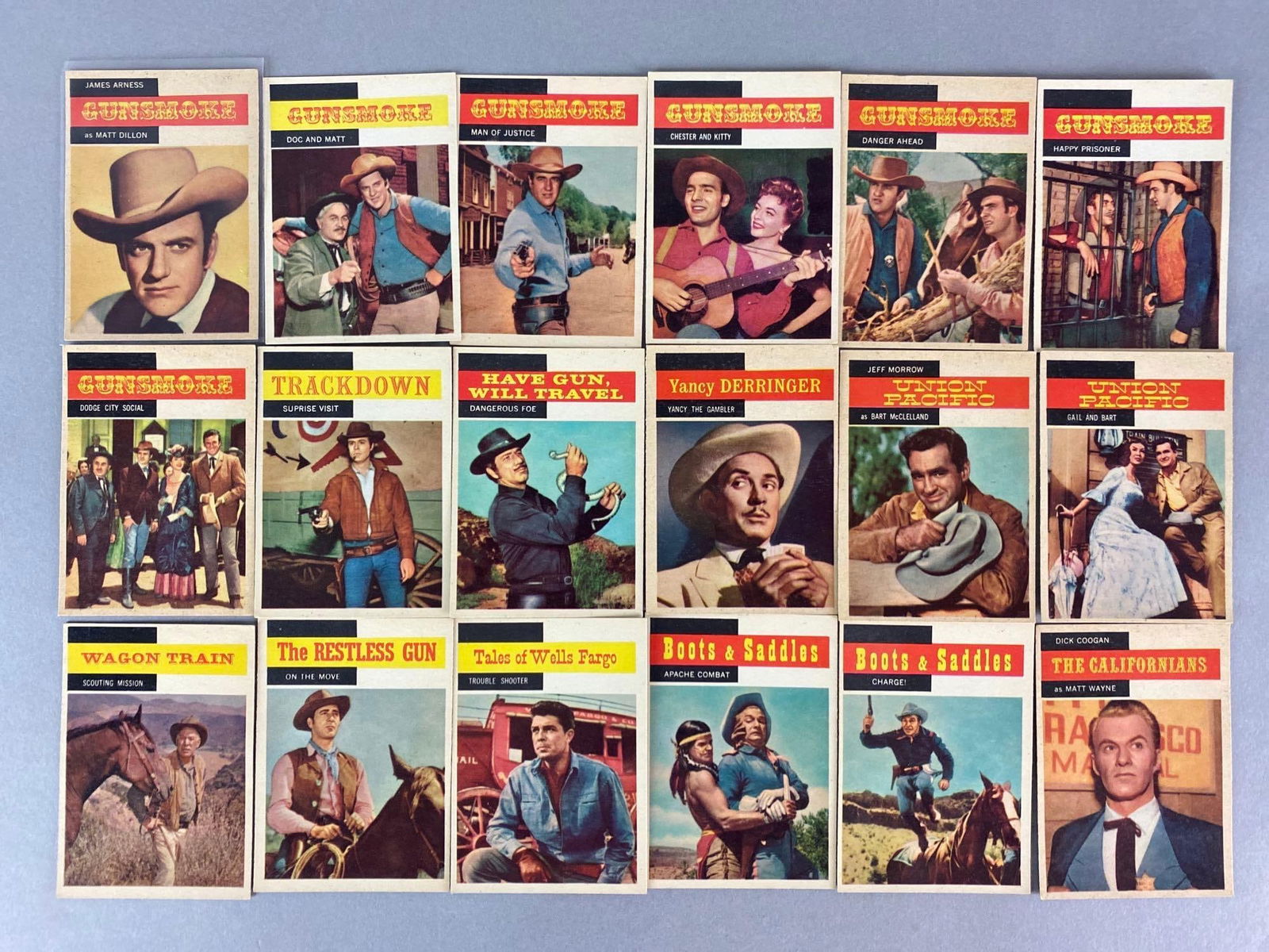 30 - 1958 Topps T.V. Westerns Cards with Matt Dillon #1 (1 of 2)