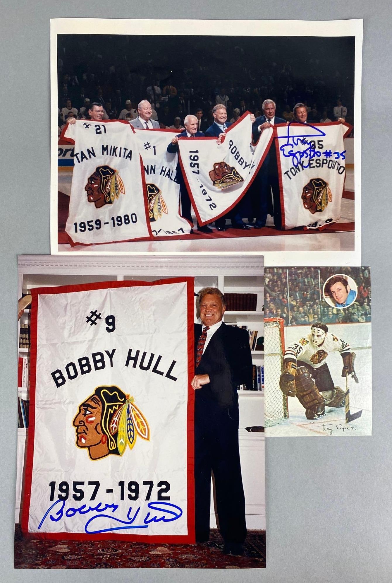 3 - Hockey HOFs Signed Items (1 of 2)