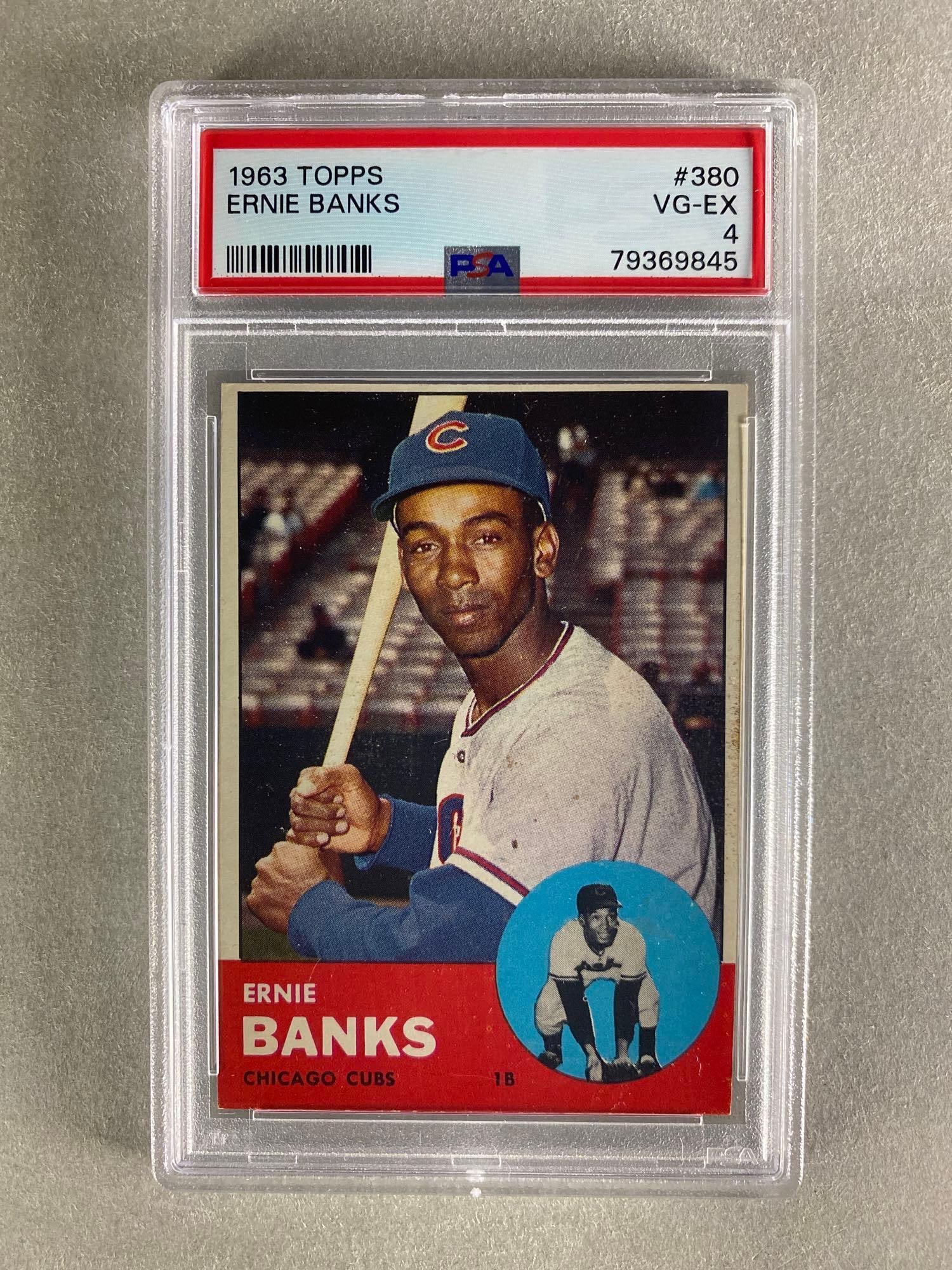 1963 Topps Ernie Banks #380 PSA 4 (1 of 2)