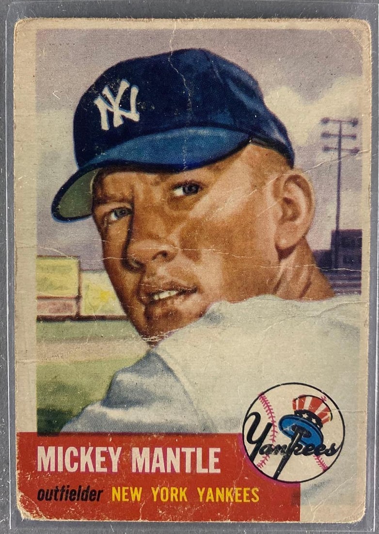 1953 Topps Mickey Mantle #82: Low - Good