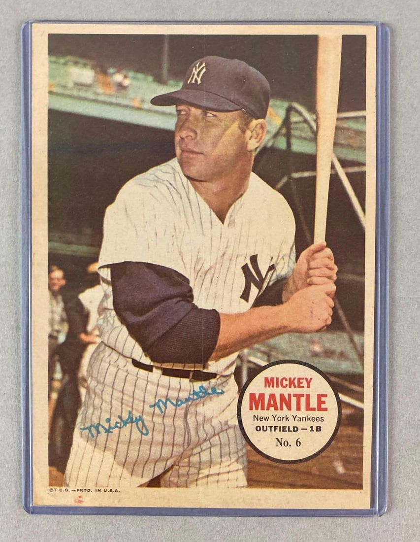 1967 Topps Pin-Ups Mickey Mantle #6 (1 of 2)