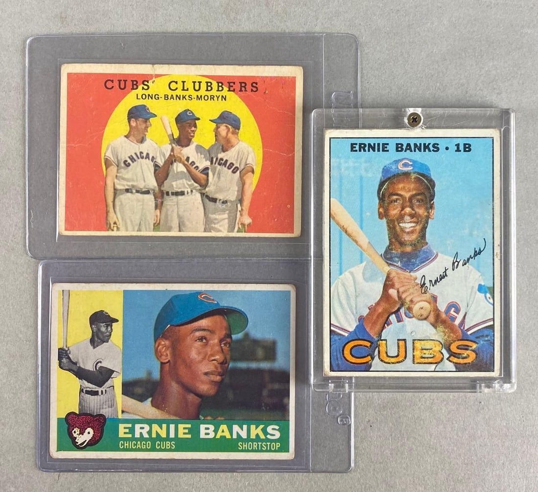 3 - Ernie Banks Cards (1 of 2)