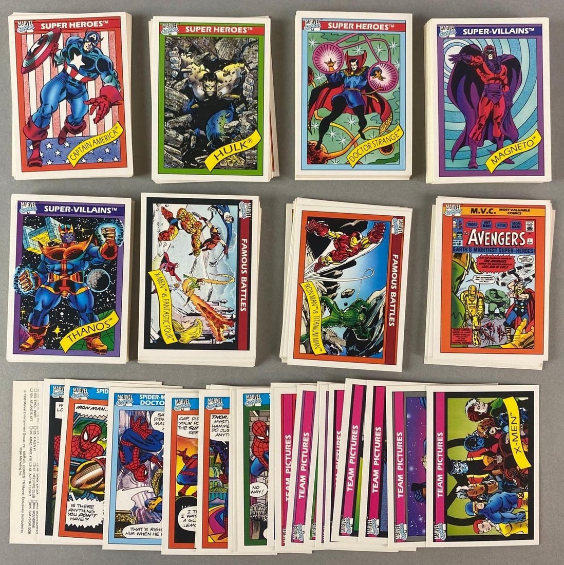 1990 Impel Marvel Series 1 Set: 1 - 162