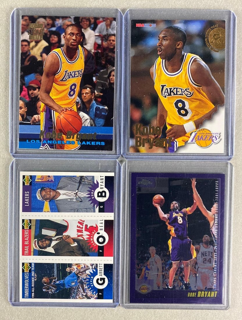 4 - 1996 - 2000 Kobe Bryant Cards with Rookies (1 of 2)