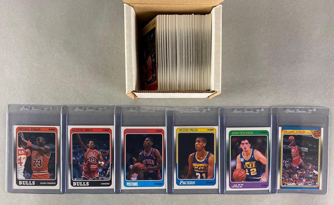 1988 Fleer Basketball Complete High-Grade Set (1 of 2)