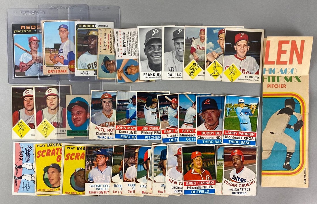 25+ Assorted 1960 - 77 Baseball Cards with HOFs and Star (1 of 4)