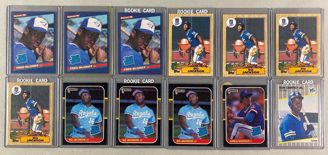 12 - 1980s Baseball HOFs and Star Rookies (1 of 2)