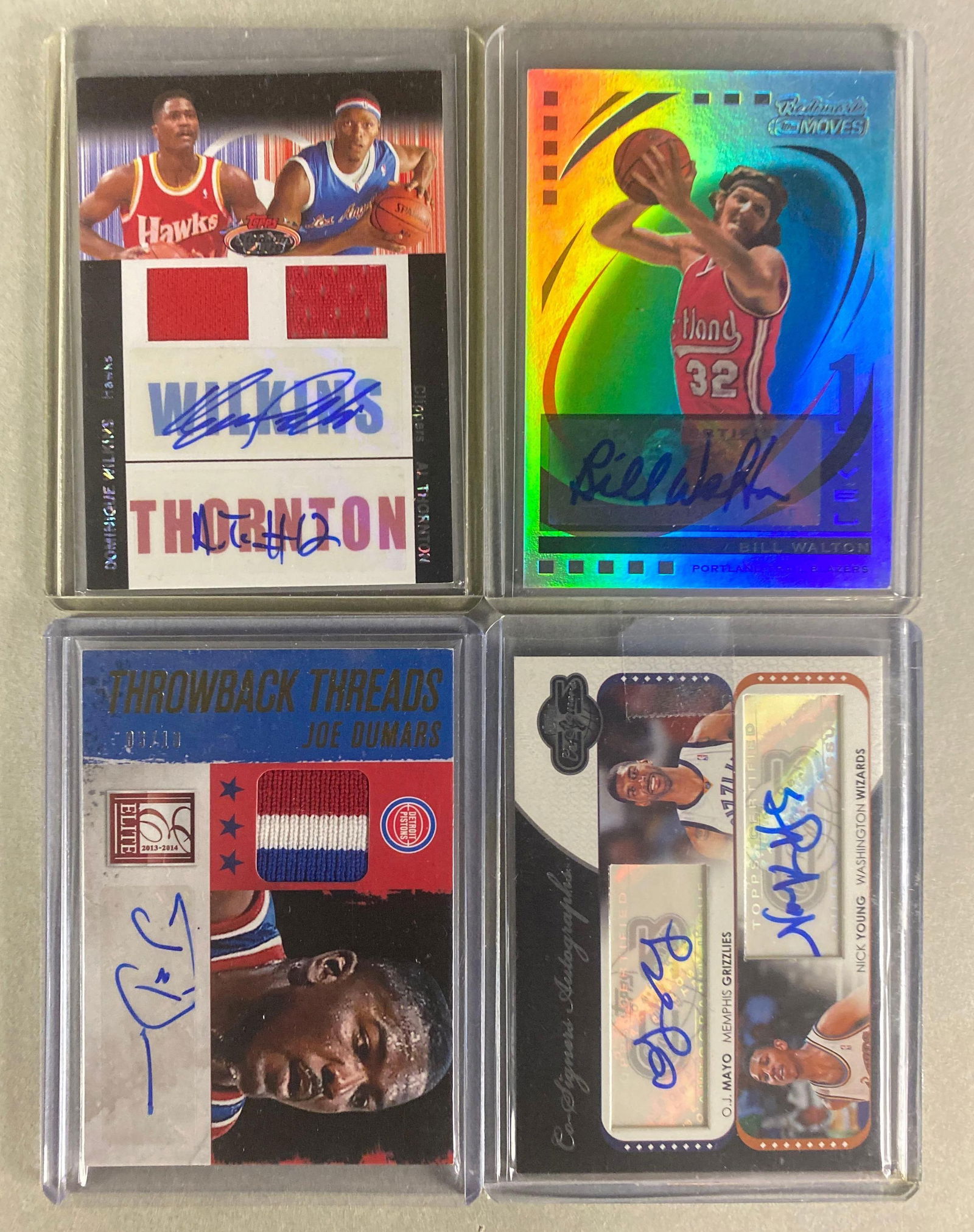 4 - 2007 - 13 Basketball Autograph Cards with HOFs (1 of 2)
