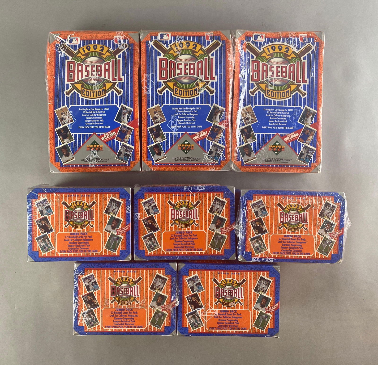 8 - 1992 Upper Deck Baseball Factory Sealed Boxes (1 of 4)