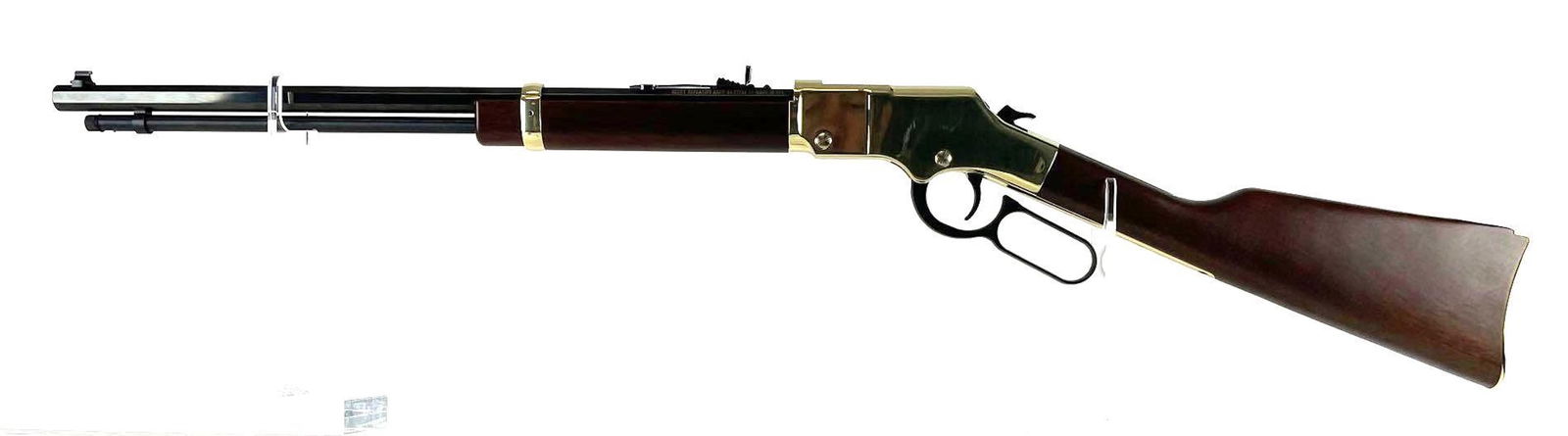 Henry Repeating Arms Golden Boy .22 S/L/LR Lever Action Rifle: SN - GB368931. Octagon barrel measures 20 inches. Includes original box