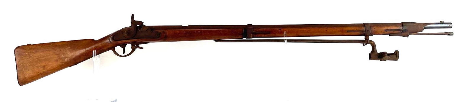 Black Powder Cap and Ball 60 Cal. Rifle: SN - N/A. Includes bayonet