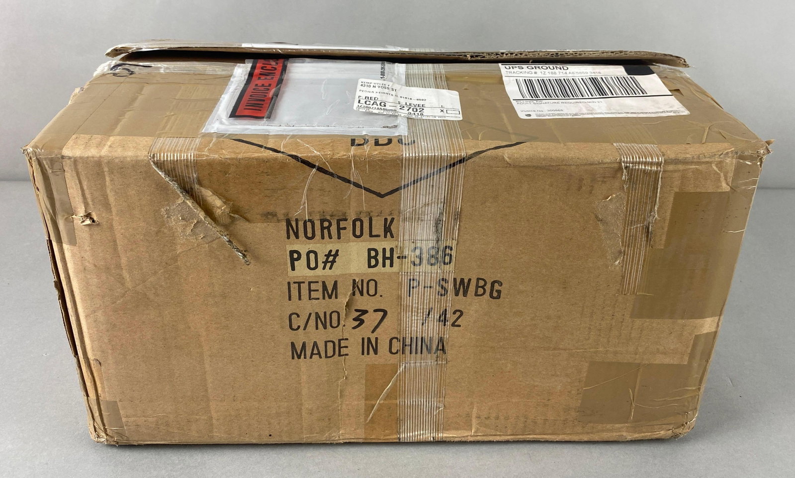 Carton Containing 30 Boxes of 30-30 Winchester Brass Cased Boxer Ammunition: Contains 10 boxes of 170 gr. 30-30 Winchester, 10 boxes of 180 gr. S&W 40 ACP, and 10 boxes of 230 grain 45 ACP.