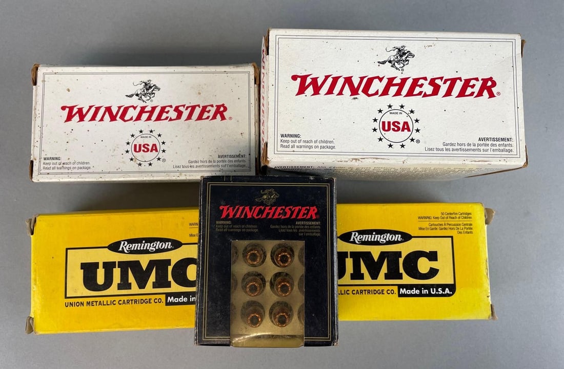 Group of 250+ .38 Special Cal Ammunition: Includes 2 full umc boxes, 100 box of Winchester, 50 box of Winchester that's missing a few