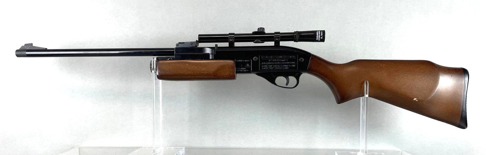 Daisy Power Line 889 CO2 .177 Cal Rifle with Scope: SN - 1491546. Bushnell sportview 4 x 15mm scope